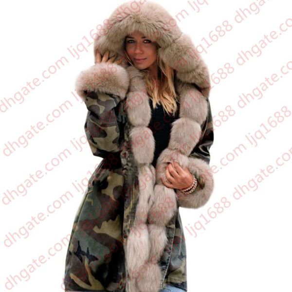 new winter keep warm coat women camouflage outerwear slim parkas long woolen collar hooded coat with cotton-padded coat, Black
new winter keep warm coat women camouflage outerwear slim parkas long woolen collar hooded coat with cotton-padded coat, Black