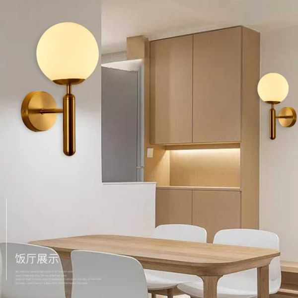 wall lamp nordic e27 led lamps modern style glass ball lights for passage corridor bedroom bedside sconces ac85-265v
wall lamp nordic e27 led lamps modern style glass ball lights for passage corridor bedroom bedside sconces ac85-265v