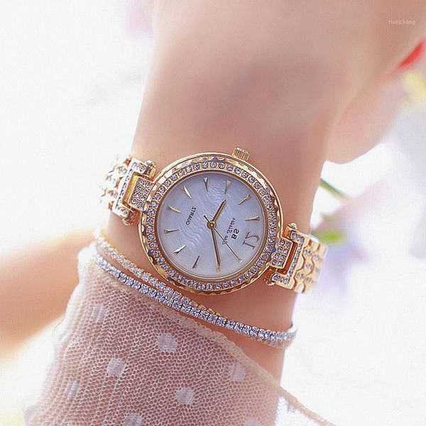 wristwatches fashion luxury ladies crystal watch waterproof rose gold steel mesh quartz women watches brand clock relogio feminino 2021, Slivery;brown
wristwatches fashion luxury ladies crystal watch waterproof rose gold steel mesh quartz women watches brand clock relogio feminino 2021, Slivery;brown