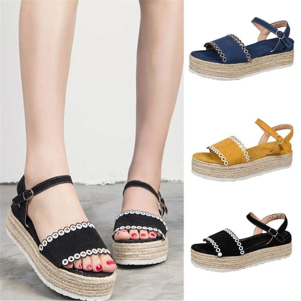 dress shoes summer fashion women's casual open toe buckle strap sandals platforms med heel 40**, Black
dress shoes summer fashion women's casual open toe buckle strap sandals platforms med heel 40**, Black