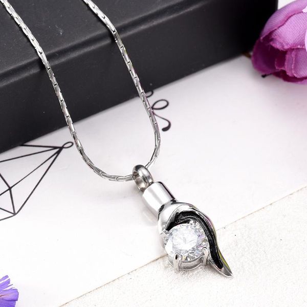 pendant necklaces cmj9982 big zircon inlay fashion memorial jewelry keepsake urn necklace urns charm collier remembrance forlove, Silver
pendant necklaces cmj9982 big zircon inlay fashion memorial jewelry keepsake urn necklace urns charm collier remembrance forlove, Silver