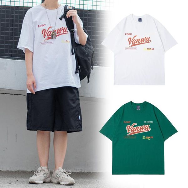 women's t-shirt lettered short sleeve casual simplicity summer cotton harajuku tee fashion loose daily round neck street, White
women's t-shirt lettered short sleeve casual simplicity summer cotton harajuku tee fashion loose daily round neck street, White