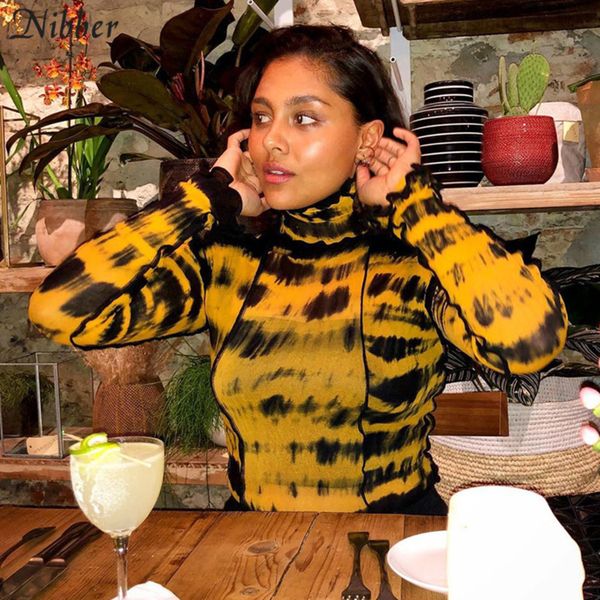 rufflestriped nibber fashionable turtleneck t-shirt women autumn see-throughpatchwork skinny club streetwear harajuku clother c0220, White
rufflestriped nibber fashionable turtleneck t-shirt women autumn see-throughpatchwork skinny club streetwear harajuku clother c0220, White