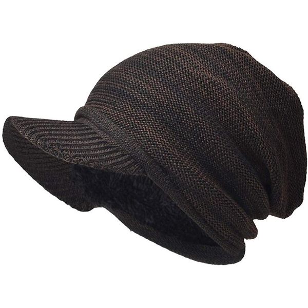 berets warm winter hat fashion add fur lining soft beanie with brim thick knitted for men and women, Blue;gray
berets warm winter hat fashion add fur lining soft beanie with brim thick knitted for men and women, Blue;gray