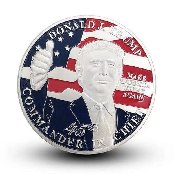 10pcs non magnetic crafts american 45th president donald trump coin us white house the statue of liberty silver plated replica badge collect
10pcs non magnetic crafts american 45th president donald trump coin us white house the statue of liberty silver plated replica badge collect