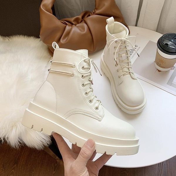 women ankle boots winter round toe zip lace up platform 2021 fashion sho for non slip chelsea botin de mujer, Black
women ankle boots winter round toe zip lace up platform 2021 fashion sho for non slip chelsea botin de mujer, Black