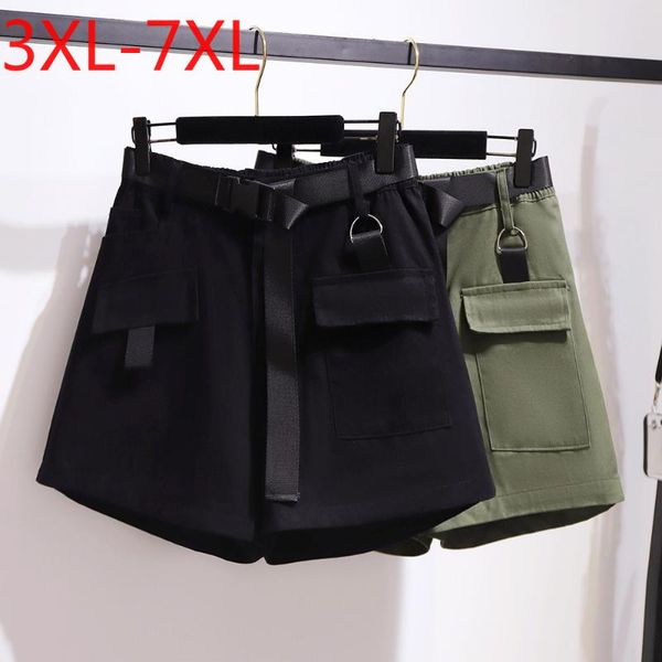 women's shorts 3xl 4xl 5xl 6xl 7xl 2021 summer plus size for women large loose casual wide leg cotton black green pocket belt, White;black
women's shorts 3xl 4xl 5xl 6xl 7xl 2021 summer plus size for women large loose casual wide leg cotton black green pocket belt, White;black