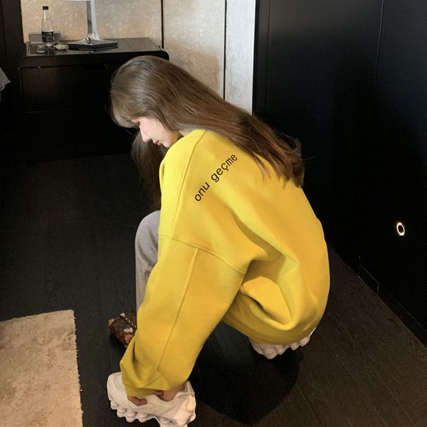 2021 autumn and winter new loose long-sleeved sweatshirt letter printing thickened wild round neck hoodie women 9g7c, Black
2021 autumn and winter new loose long-sleeved sweatshirt letter printing thickened wild round neck hoodie women 9g7c, Black