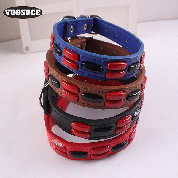 vugsuce retro dog collar pu leather acrylic pet collars neck adjustable durable heavy duty puppies collar for medium large dogs
vugsuce retro dog collar pu leather acrylic pet collars neck adjustable durable heavy duty puppies collar for medium large dogs