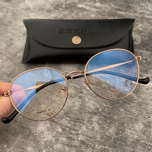 krosin new pure titanium round short sighted ultra light men's and women's glasses 532 exquisite eyeglass frame, White;black
krosin new pure titanium round short sighted ultra light men's and women's glasses 532 exquisite eyeglass frame, White;black