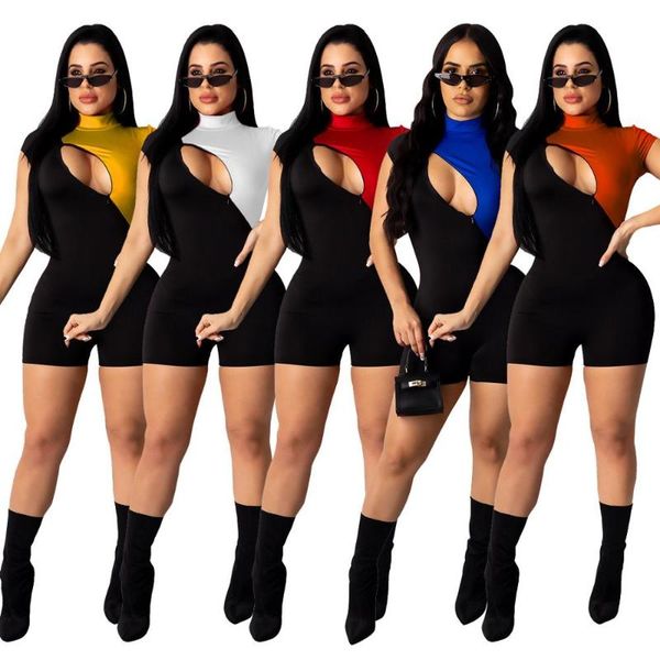 2021 summer women playsuits hole patchwork jumpsuits short sleeve street rompers night club party one piece outfits s-2xl, Black;white
2021 summer women playsuits hole patchwork jumpsuits short sleeve street rompers night club party one piece outfits s-2xl, Black;white