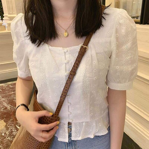 2021 new spring vintage cotton shirt female oversize womens long sleeve girls blouse summer plus women blouses femme blusas mgou, White
2021 new spring vintage cotton shirt female oversize womens long sleeve girls blouse summer plus women blouses femme blusas mgou, White