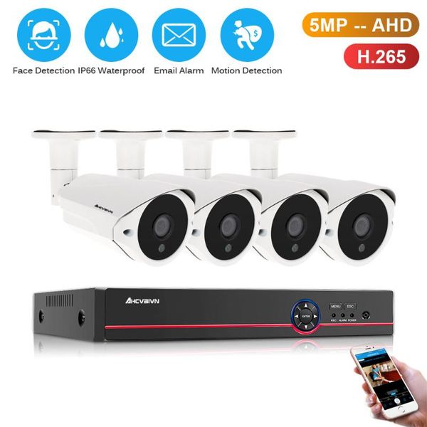 face record 5mp home video security system 6in1 h.265 dvr with 4pcs 5mp ultra hd waterproof surveillance camera cctv kit
face record 5mp home video security system 6in1 h.265 dvr with 4pcs 5mp ultra hd waterproof surveillance camera cctv kit