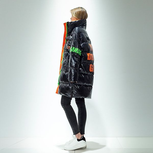 trendy 2021 new niche lapel design sense down jacket women's middle and long knee wash bright face loose in winter, Black
trendy 2021 new niche lapel design sense down jacket women's middle and long knee wash bright face loose in winter, Black
