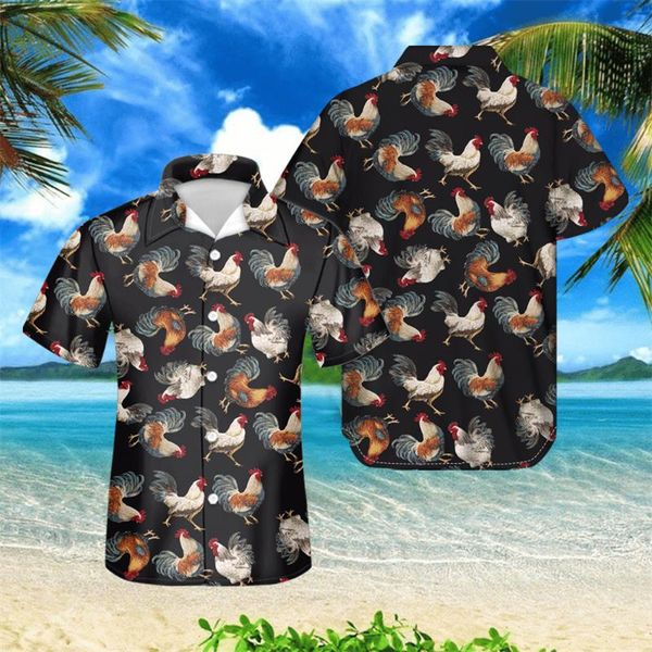 men's casual shirts 2021 est button short sleeves hawaiian shirt aloha for male funny rooster printing plus size clothing masculina, White;black
men's casual shirts 2021 est button short sleeves hawaiian shirt aloha for male funny rooster printing plus size clothing masculina, White;black