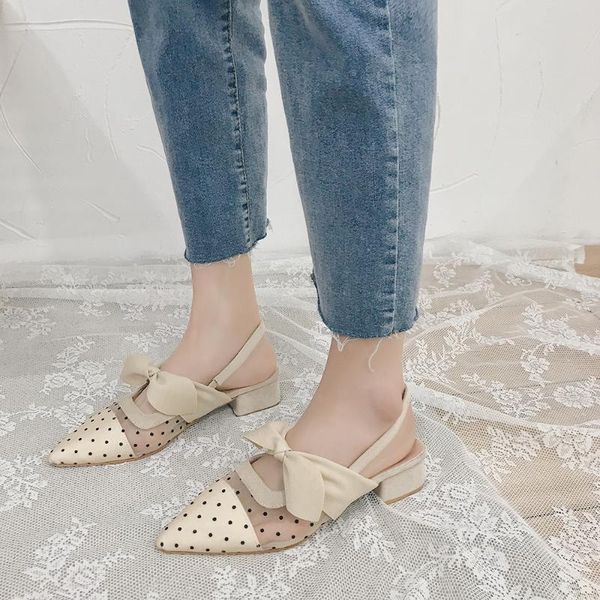 sandals women shoes ladies spring and summer wave dot mesh yarn pointed bow heel woman, Black
sandals women shoes ladies spring and summer wave dot mesh yarn pointed bow heel woman, Black