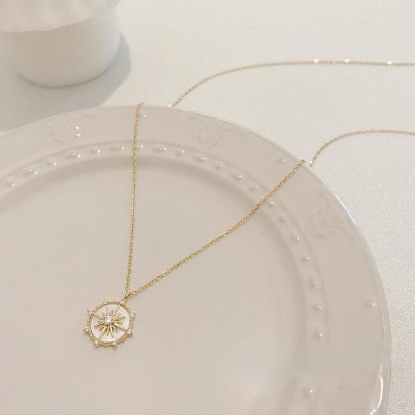 pendant necklaces lovoacc stylish shiny cz stone star white round necklace for women ladies gold color thin chain titanium steel, Silver
pendant necklaces lovoacc stylish shiny cz stone star white round necklace for women ladies gold color thin chain titanium steel, Silver