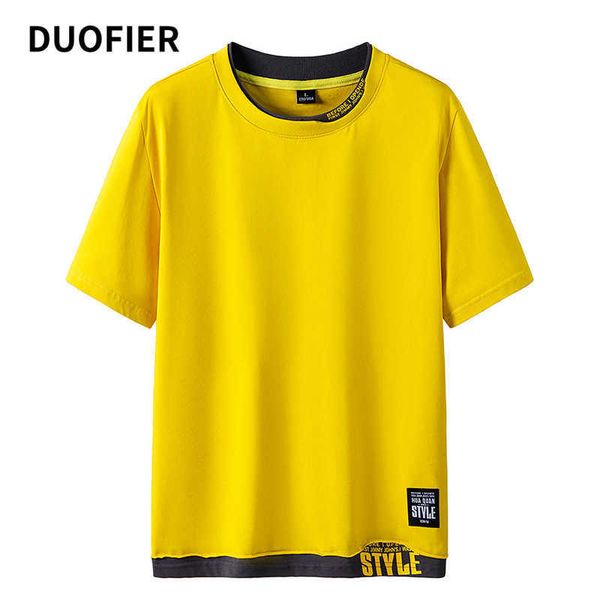men's t-shirt white t shirt casual o-neck basic tees man summer short sleeve patchwork multicolor harajuku tee shirts 210603, White;black
men's t-shirt white t shirt casual o-neck basic tees man summer short sleeve patchwork multicolor harajuku tee shirts 210603, White;black