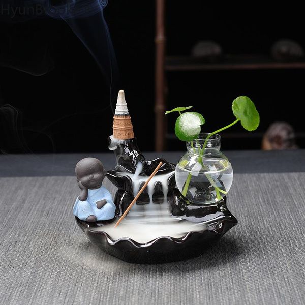 fragrance lamps 10pc incense cones+the little monk small mountain censer backflow burner use in the home office teahouse decor zen
fragrance lamps 10pc incense cones+the little monk small mountain censer backflow burner use in the home office teahouse decor zen