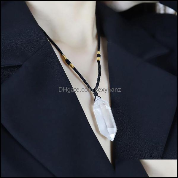 & pendants jewelry pendant necklaces natural clear quartz crystal pendum necklace chakra healing collares men largos mujer drop delivery 202, Silver
& pendants jewelry pendant necklaces natural clear quartz crystal pendum necklace chakra healing collares men largos mujer drop delivery 202, Silver