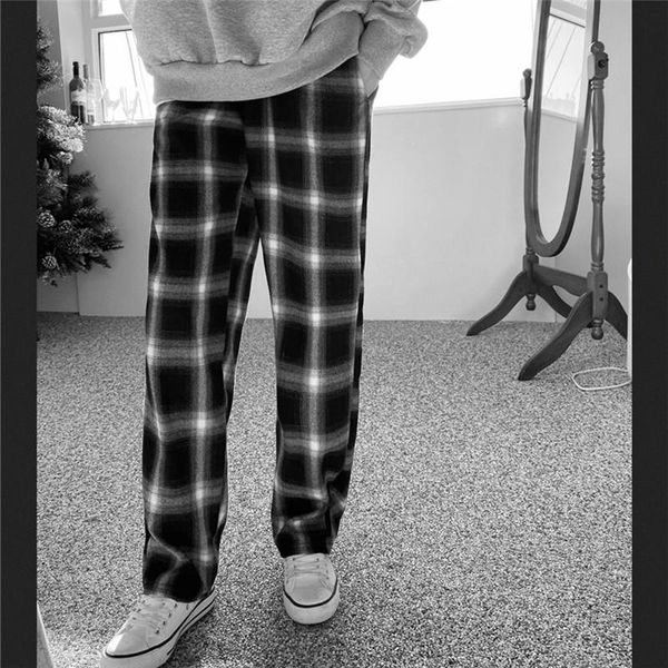 women's pants & capris women korean style cutton casual straight pant elastic high waist patchwork trousers streetwear warm fashion ele, Black;white
women's pants & capris women korean style cutton casual straight pant elastic high waist patchwork trousers streetwear warm fashion ele, Black;white