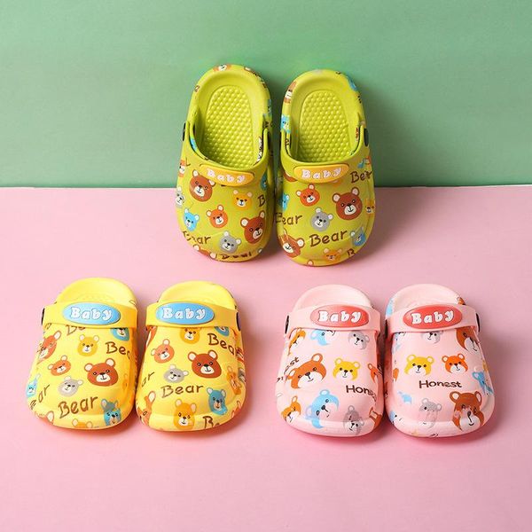 slipper summer girls children sandalias soft bottom beach shoes for kids cartoon bear cute infant baby anti slip sandals eva, Black;grey
slipper summer girls children sandalias soft bottom beach shoes for kids cartoon bear cute infant baby anti slip sandals eva, Black;grey