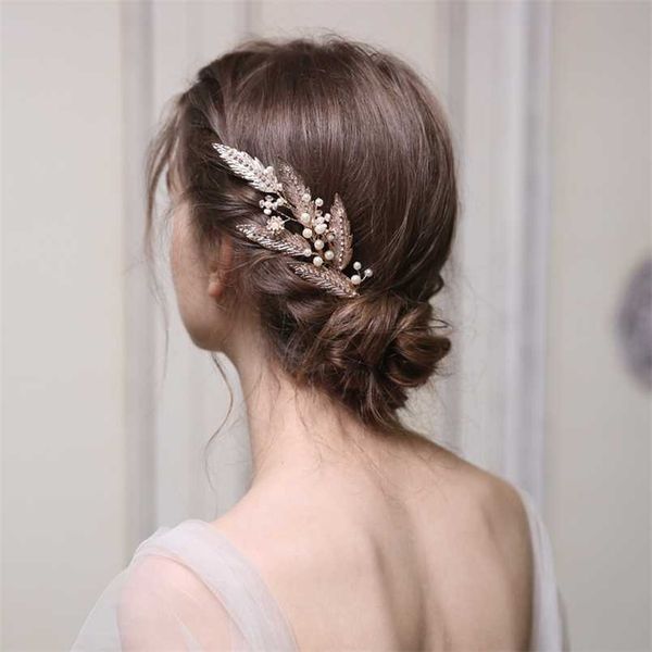 simple leaf wedding comb hair piece pearls women jewelry handmade bridal accessories ornament 211019, Silver
simple leaf wedding comb hair piece pearls women jewelry handmade bridal accessories ornament 211019, Silver