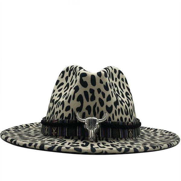wide brim hats 4pcs leopard print cowboy hat fedoras in bulk male female caps men's women's cap felt fedora for women men woman ma, Blue;gray
wide brim hats 4pcs leopard print cowboy hat fedoras in bulk male female caps men's women's cap felt fedora for women men woman ma, Blue;gray