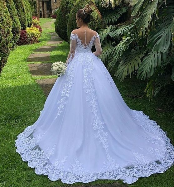new modest 2021 sleeve illusion y es garden sheer off shoulder appliqued long bride wedding gowns rgbp, White
new modest 2021 sleeve illusion y es garden sheer off shoulder appliqued long bride wedding gowns rgbp, White