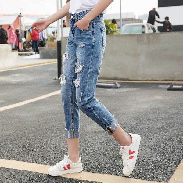 hip hop spring and summer hole patch 9-point jeans catch 2020 women's small legged fashion beggar pants women k, Blue
hip hop spring and summer hole patch 9-point jeans catch 2020 women's small legged fashion beggar pants women k, Blue