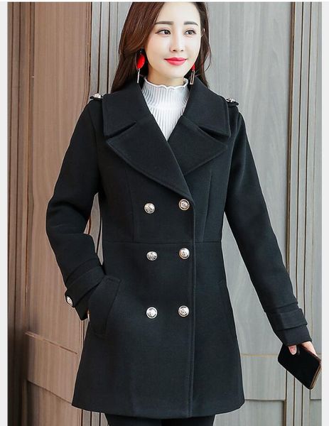 explosive fashion autumn and winter new selling woolen women's coat double breasted women's jacket casual jacket wholesale, Black
explosive fashion autumn and winter new selling woolen women's coat double breasted women's jacket casual jacket wholesale, Black