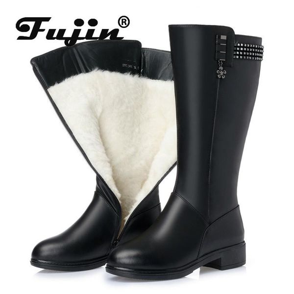 boots fujin wool women snow boot warm fur mid calf flat bottom shoes fashion plush high platform for winter, Black
boots fujin wool women snow boot warm fur mid calf flat bottom shoes fashion plush high platform for winter, Black