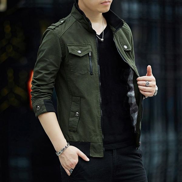 2021 winter new men's thin wash jacket korean slim men's coat work jacket handsome casual youth, Black;brown
2021 winter new men's thin wash jacket korean slim men's coat work jacket handsome casual youth, Black;brown