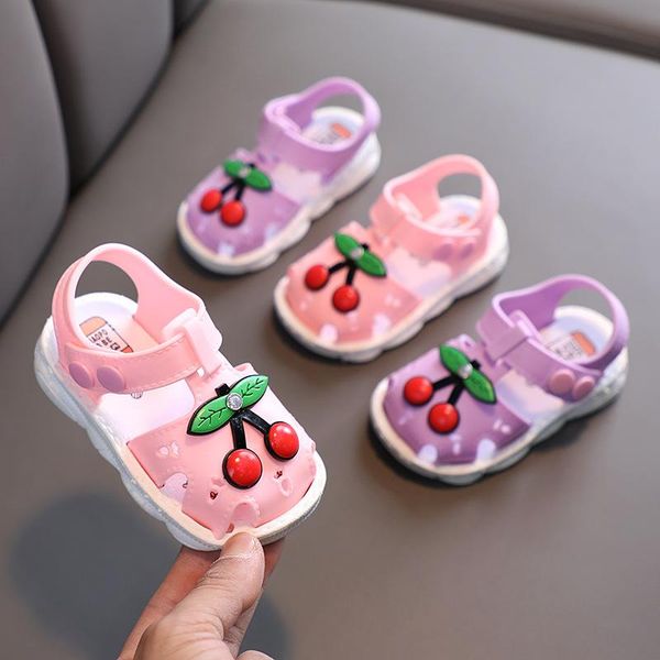 sandals baby girls soft sole summer infant dress shoes cute cherry flat beach for toddler, Black;red
sandals baby girls soft sole summer infant dress shoes cute cherry flat beach for toddler, Black;red