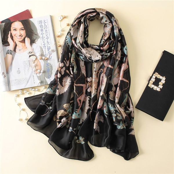 scarves 2021 print beach towel women 180x90cm silk scarf summer shawl and wraps female foulard echarpe designer bandana, Blue;gray
scarves 2021 print beach towel women 180x90cm silk scarf summer shawl and wraps female foulard echarpe designer bandana, Blue;gray