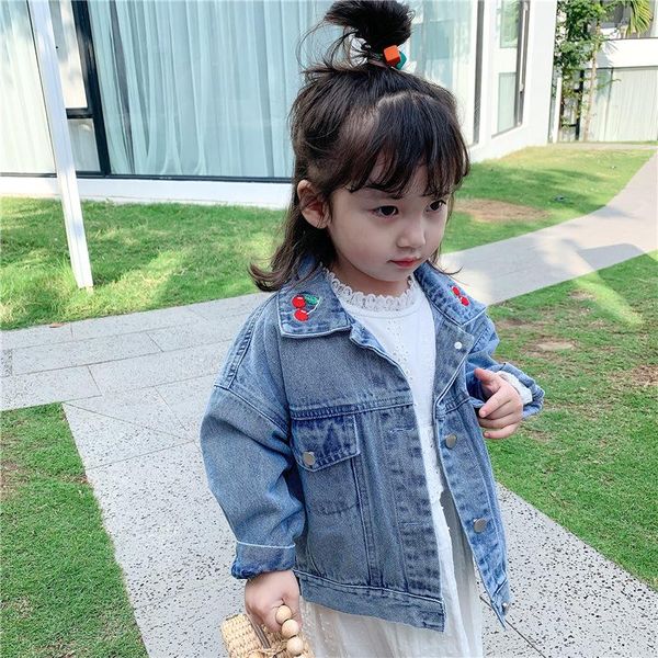jackets cherry jean jacket spring autumn coat girls kids outerwear teenage children clothes school long sleeve high quality, Blue;gray
jackets cherry jean jacket spring autumn coat girls kids outerwear teenage children clothes school long sleeve high quality, Blue;gray