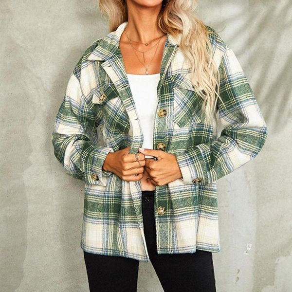 women's jackets women fashion lattice lapel button shirt casual long sleeve loose overcoat coat vintage female single breasted cardigan, Black;brown
women's jackets women fashion lattice lapel button shirt casual long sleeve loose overcoat coat vintage female single breasted cardigan, Black;brown