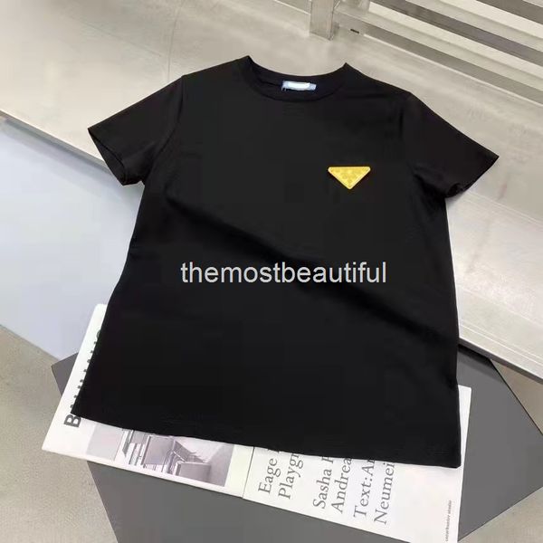women's t-shirt early spring fashion brand pin triangle decoration short sleeve t-shirt men and women lovers loose simple half sleeve t, White
women's t-shirt early spring fashion brand pin triangle decoration short sleeve t-shirt men and women lovers loose simple half sleeve t, White