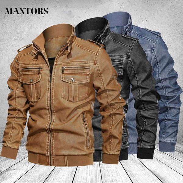 men motorcycle pu leather jackets autumn winter fashion vintage zipper coat male military biker faux leather jacket outwear 211009, Black
men motorcycle pu leather jackets autumn winter fashion vintage zipper coat male military biker faux leather jacket outwear 211009, Black