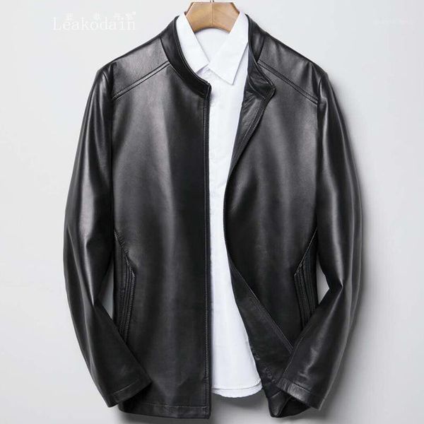special price autumn 2021 sheep leather coat men's haining jacket collar slim fit & faux, Black
special price autumn 2021 sheep leather coat men's haining jacket collar slim fit & faux, Black