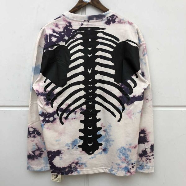 women's t-shirt long sleeve splash ink tie-dye t shirt men women hip hop skeleton bone printing kapital t-shirt tees y5zx, White
women's t-shirt long sleeve splash ink tie-dye t shirt men women hip hop skeleton bone printing kapital t-shirt tees y5zx, White