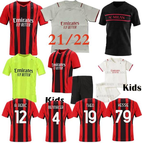 21 22 milan ibrahimovic soccer jersey long sleeve ac milan 2021 2022 football shirt kids equipment rebic camiseta de futbol romagnoli kits, Black;yellow
21 22 milan ibrahimovic soccer jersey long sleeve ac milan 2021 2022 football shirt kids equipment rebic camiseta de futbol romagnoli kits, Black;yellow