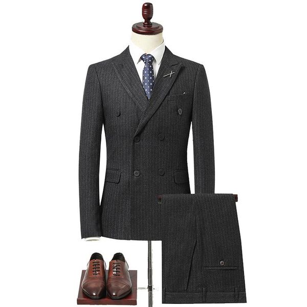 men's suits & blazers men stripe double breasted business work party prom wedding groom banquet 3-piece suit slim fit daily life blue b, White;black
men's suits & blazers men stripe double breasted business work party prom wedding groom banquet 3-piece suit slim fit daily life blue b, White;black
