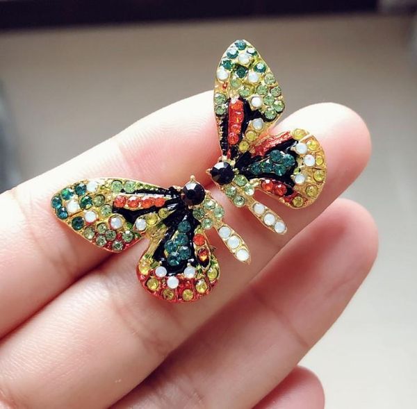 stud vintage female crystal butterfly earrings charm rainbow zirconia wedding for women cute bride animal small earring, Golden;silver
stud vintage female crystal butterfly earrings charm rainbow zirconia wedding for women cute bride animal small earring, Golden;silver