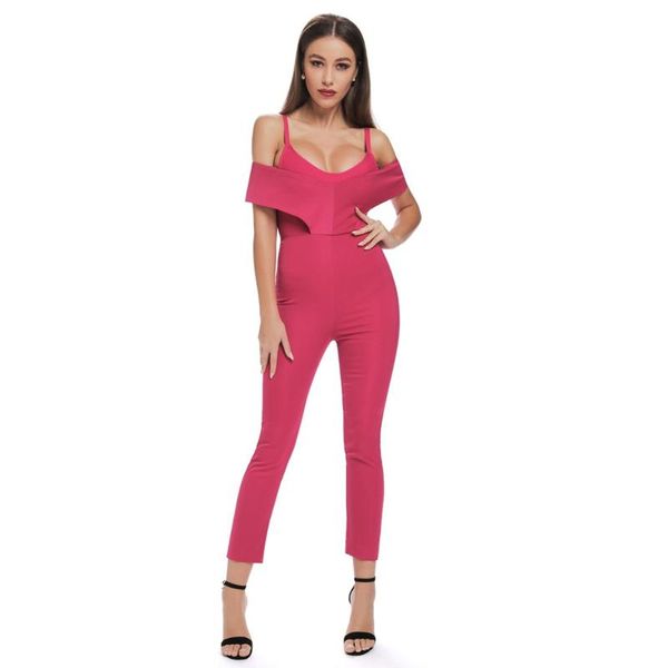 women's jumpsuits & rompers jumpsuit women 2021 pink bandage ladies bodycon slim fashion designer party, Black;white
women's jumpsuits & rompers jumpsuit women 2021 pink bandage ladies bodycon slim fashion designer party, Black;white