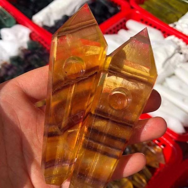 novelty items 1pc natural yellow fluorite quartz crystal smoking pipes cigarette holder wand reiki
novelty items 1pc natural yellow fluorite quartz crystal smoking pipes cigarette holder wand reiki
