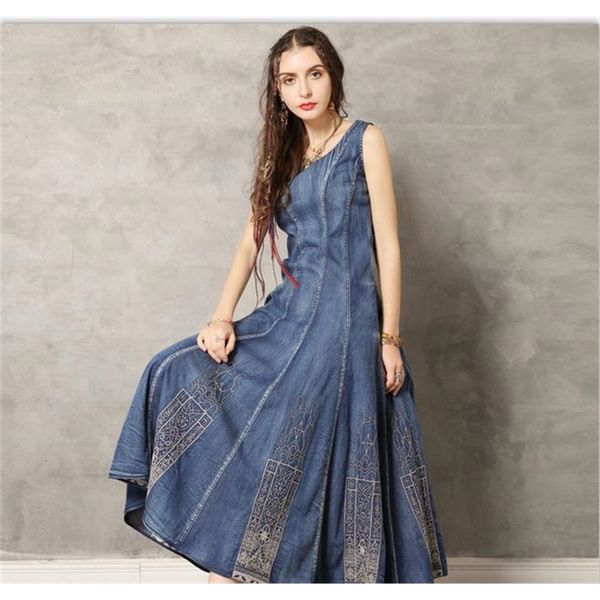 casual dresses women summre denim bohemian o-neck vintage embroidered sun fashion female swing hem jeans robe femme j2946 vsb, Black;gray
casual dresses women summre denim bohemian o-neck vintage embroidered sun fashion female swing hem jeans robe femme j2946 vsb, Black;gray