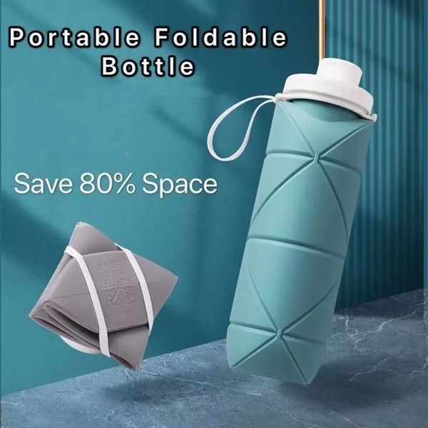 600ml folding bottle sport drinkwear portable retractable silicone cup water reservoir bladder outdoor travel drinking run jog 
600ml folding bottle sport drinkwear portable retractable silicone cup water reservoir bladder outdoor travel drinking run jog