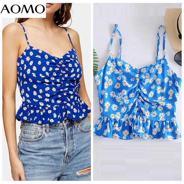 women's tanks & camis aomo 2021 women floral print v neck spaghetti strap sleeveless backless shirts female casual 3w91a, White
women's tanks & camis aomo 2021 women floral print v neck spaghetti strap sleeveless backless shirts female casual 3w91a, White