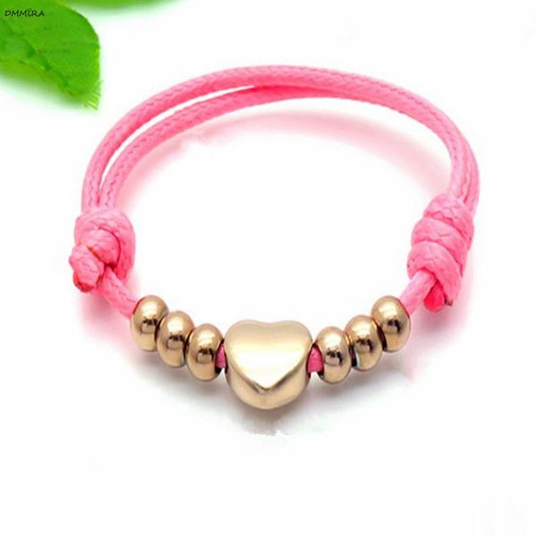 charm bracelets fashion simple beads heart stainless steel women gold pink woven bracelet girls childs gift, Golden;silver
charm bracelets fashion simple beads heart stainless steel women gold pink woven bracelet girls childs gift, Golden;silver